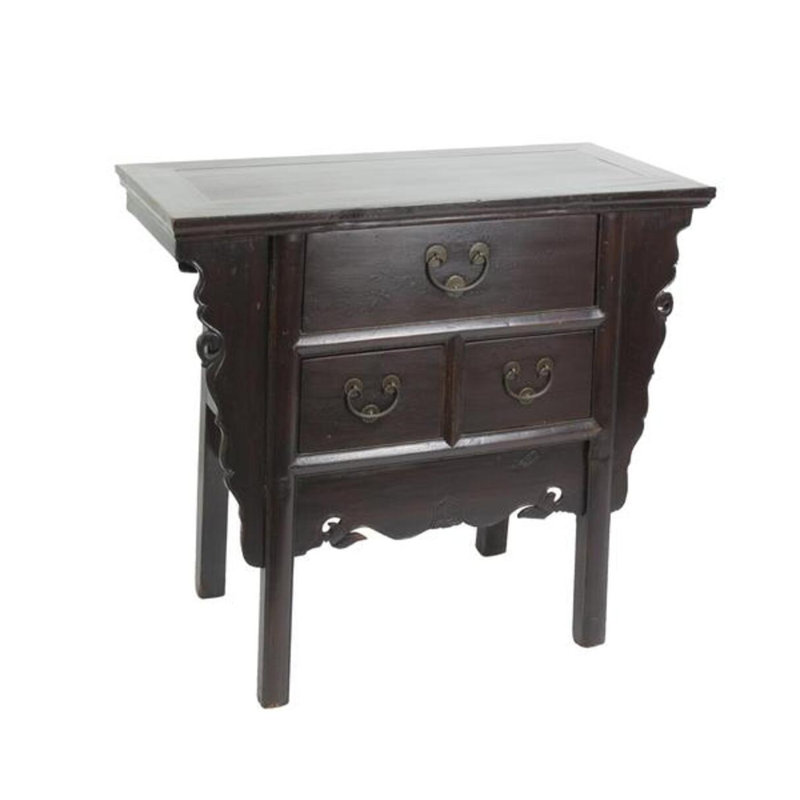 Console à trois tiroirs