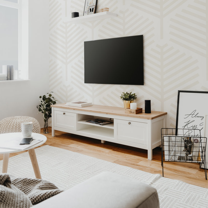Campbell Unfinished TV Stand for TVs up to 60"