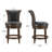 Elveria Classic Upholstered Bar Stools With Wooden Frame And Nailhead Trim-106913298-106913308-106913299