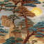 Papier peint paysage est asiatique