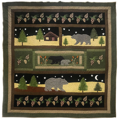 Rustic Animal Print Quilt