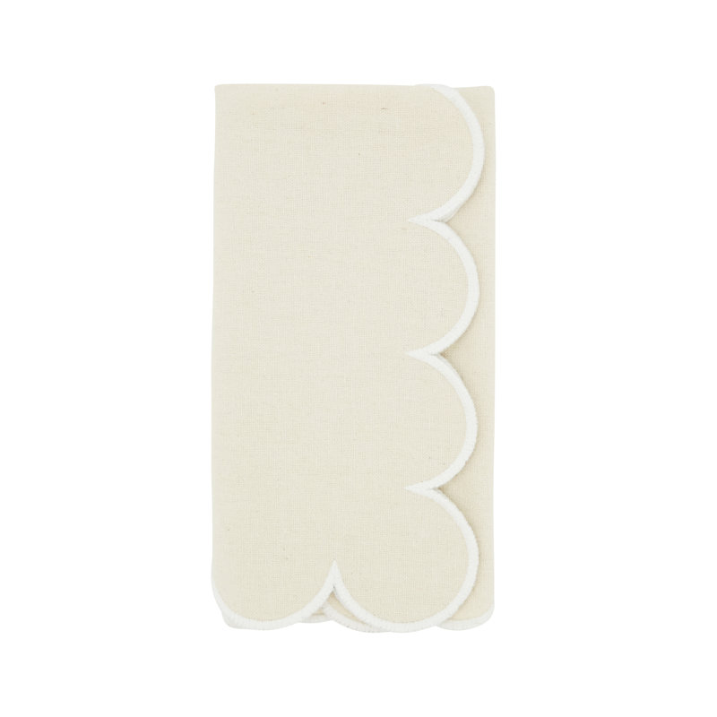 Serviette rectangulaire Paddock 100% coton, Blanc