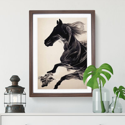Magnificent Horse Art No.3 Abstract - Framed Print