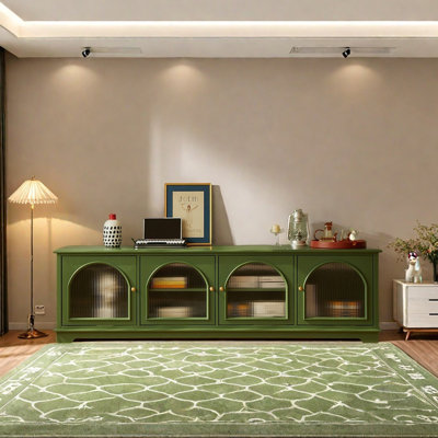 Retro TV Cabinet with Arch Design