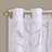 Averil Grommet Top Sheer Bird on Branches Burnout Single Window Curtain-426520727-426520939