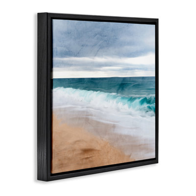 Art mural sur toile Vivid Ocean View Coast Floater, design par Kim Allen