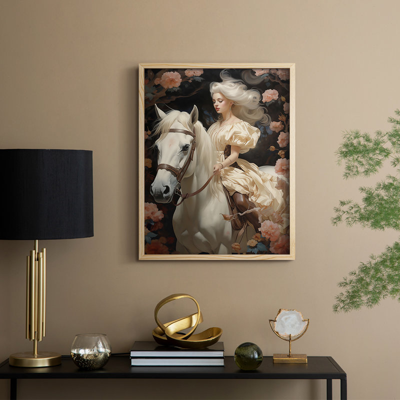 Reproduction encadrée WOMEN Series CMLX III - bois massif, Naturel, H 11 po x l 9 po