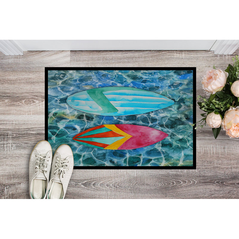 Non-Slip Outdoor Doormat, 27" W x 18" L 