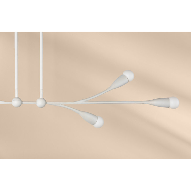6 lumières linéaires ELsa, Blanc