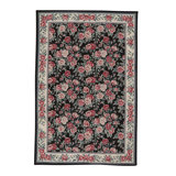 Handmade Wool Floral Area Rug