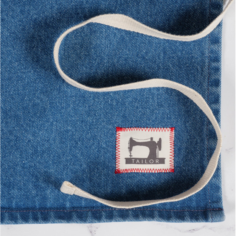 Tablier KAF Home Denim Tailor, Bleu