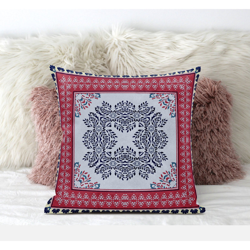 Housse et insert de coussin carré Window Window, 20 po X 20 po, Rose magenta