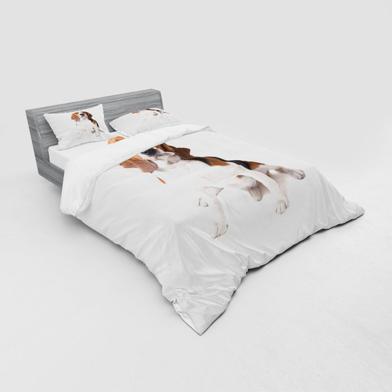Ensemble de housse de couette Beagle, Housse de couette grand + 3 pièces supplémentair