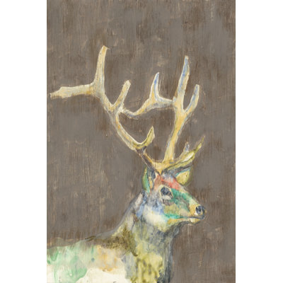 Rustic Wildlife II by Jennifer Goldberger - Wrapped Canvas Art Prints