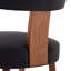 Chaise d'appoint rembourrée en bois massif-793518164