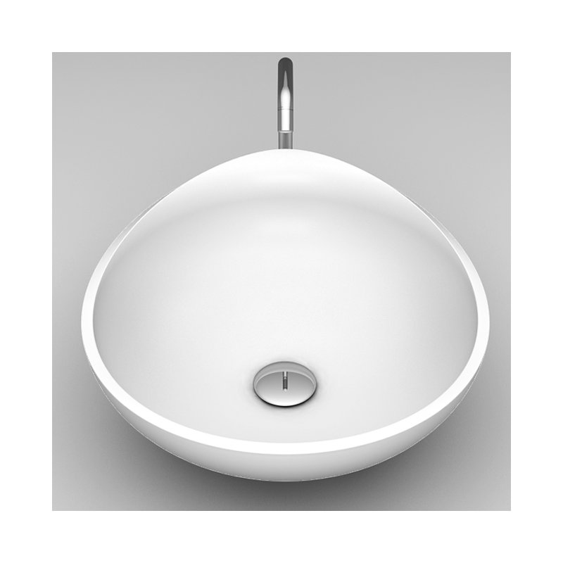 Lavabo de salle de bain ovale Ivy Designer
