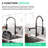 Commercial Kitchen Faucet With Pull Down Sprayer, Single Handle Single Lever Kitchen Sink Faucet