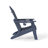 3-Piece Folding Adirondack Chair Set in HDPE with Built-In Cup Holders for Outdoor Use-1279947242