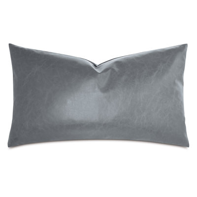 Nevin Faux Leather Reversible Throw Pillow