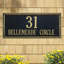 Egg and Dart 2-Line Wall Address Plaque-2013603845-2013603897