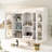 Bathroom Wall Mounted Dish, White, Adjustable Shelving For Accessories , Shelf System