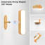 Manufactured Wood LED Swing Arm Sconce