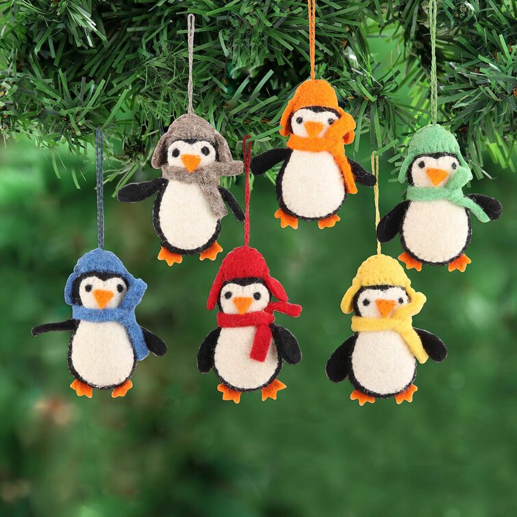 The Holiday Aisle® Fabric Animals Hanging Figurine Ornament