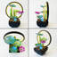 Fontaine de bureau lotus vert avec halo