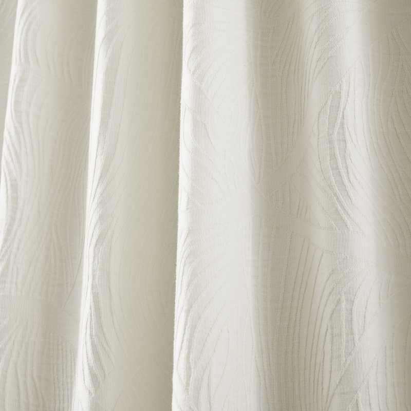 Capstone Whisper Cotton Blackout Window Curtain Panels Cream Set of 2