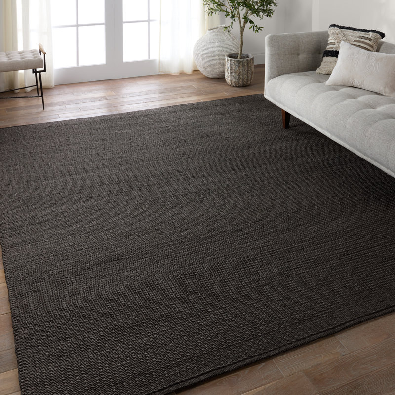 Maverick Area Rug in Charcoal, Rectangle 6' x 9'