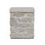 Couvercle de réservoir de propane en pierre Scottsdale et table d'appoint beige par Real Flame