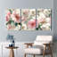 Ensemble de 3 tableaux muraux sur toile tendue représentant des fleurs de cerisier, pour la décoration du salon et de la chambre.-1293322922
