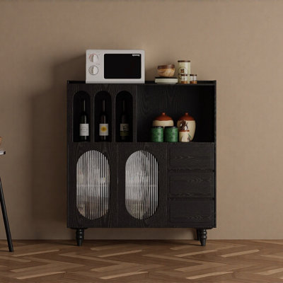 Buffet nordique de style minimaliste rétro