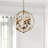 Aswath 3 - Light Dimmable Globe Chandelier