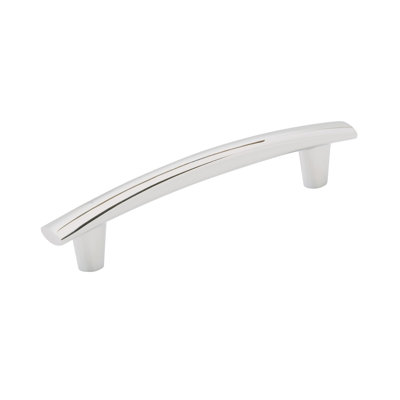 Willow 5-1/16 inch (128mm) Center-to-Center Polished Chrome Cabinet Pull - 25 Pack