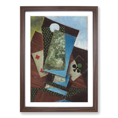 Playing Cards by Juan Gris - Framed Print