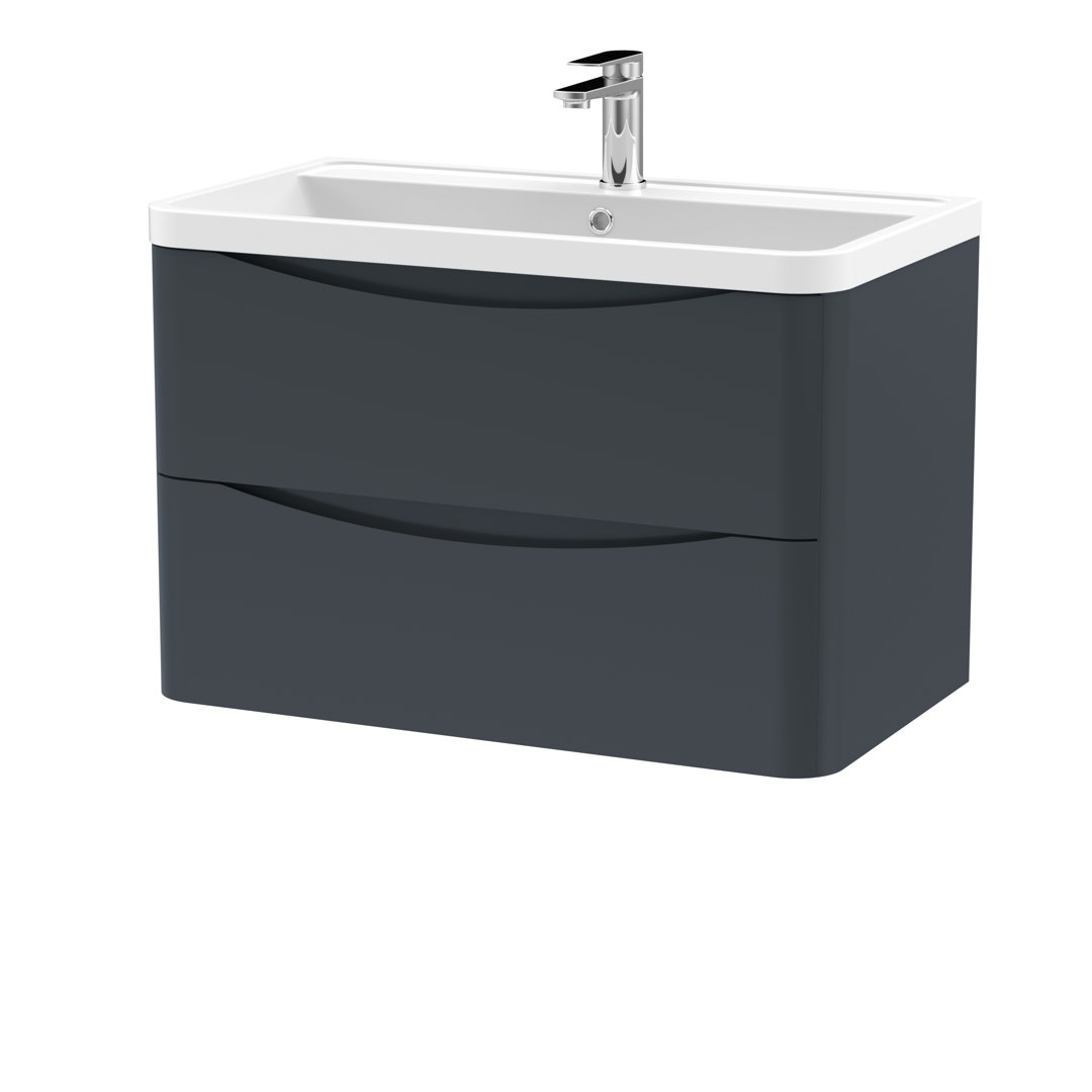 B&Q - 800 W/h 2-Drawer Unit & Polymarble Basin - Image 3