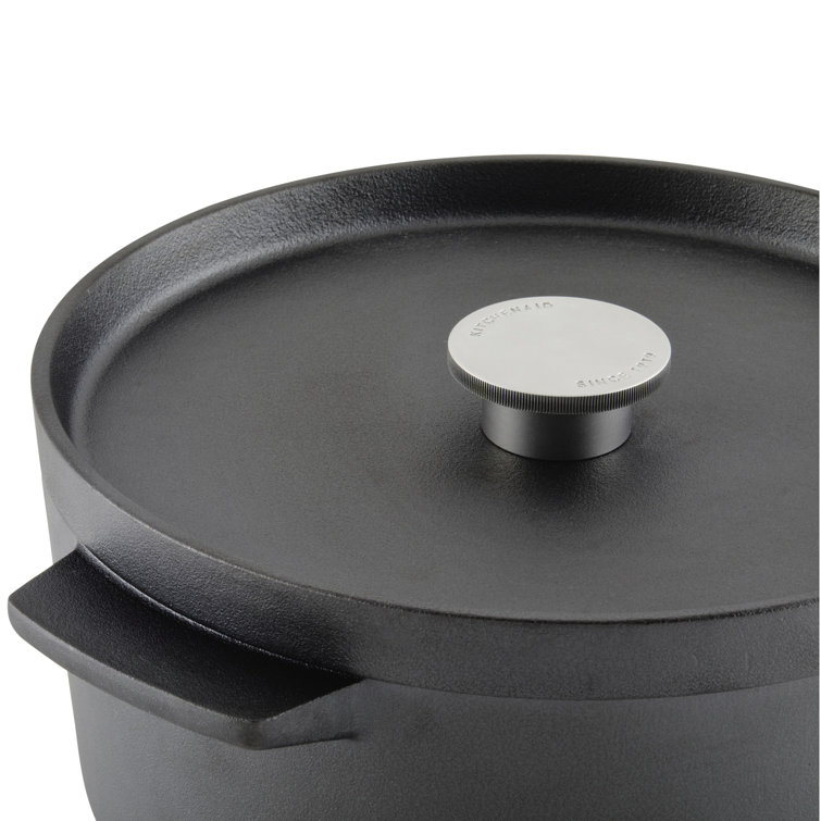 Kitchen Aid Cast Iron Enamel Dutch Oven Roaster - 3 quart