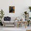 «Black Cat Garden Flowers», reproduction encadrée sur toile par Gary Shergill Designs-1685755579-1685755576