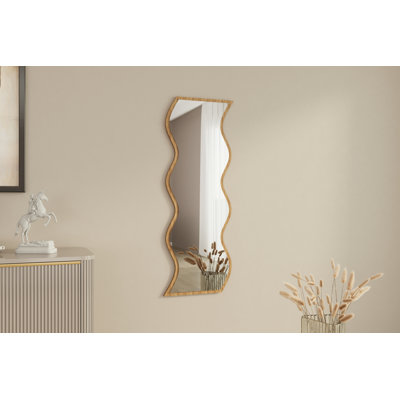 Wavy Wall Mounted Accent Mirror