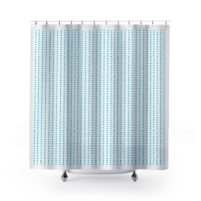 Thora Dots Mid-Century Shower Curtain