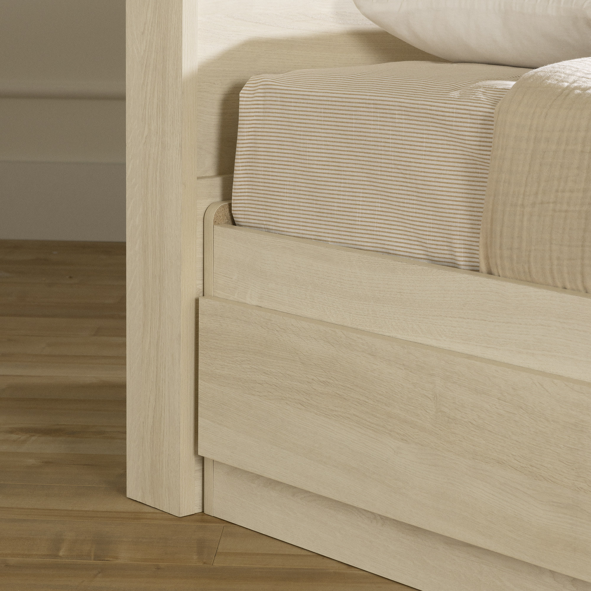 August Twin Mates Bed With 3 Drawers And Headboard Set