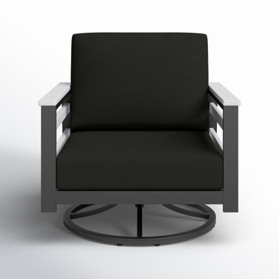 Townsend Sunbrella® Metal Swivel Patio Rocking Chair