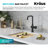 Urbix Industrial Pull-Down Single Handle Kitchen Faucet-73246113