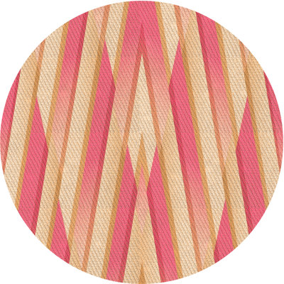 Tapis abstrait en laine rose