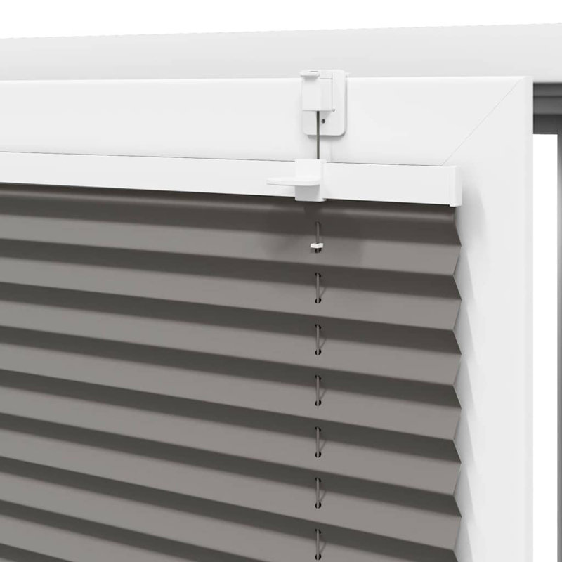 Room Darkening Pleated Shade, Anthracite, 70cmW x 100cmL