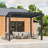 Outdoor Aluminum Pergola with Adjustable Louvers and Concealed Water Drainage System-104988581-104988580
