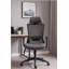 Chaise de bureau en filet à haut dossier-422766528