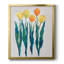 Tulipes dans une rangée II, toile encadrée de qualité supérieure - prête à être accrochée-1924022039-1924022036