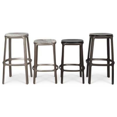 Marbelle Bar Stool with Metal Frame